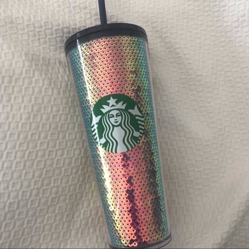 Starbucks Dark Sequin Venti Tumbler